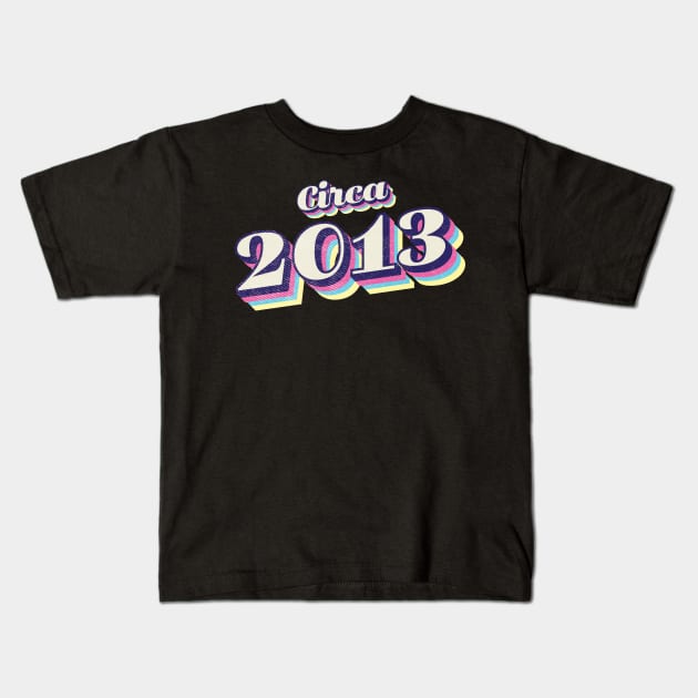 2013 Birthday Kids T-Shirt by Vin Zzep